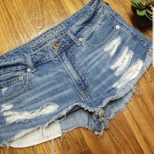American eagle Tomgirl shorties jean shorts